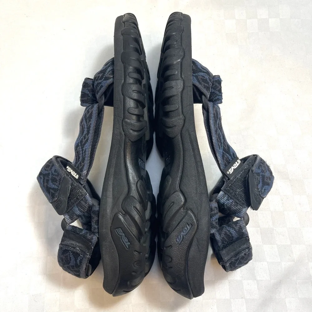 Teva Hurricane 4 Outdoor Sandals Blue Black Mens 8 Womens 9‎ UK 7 EU 40.5